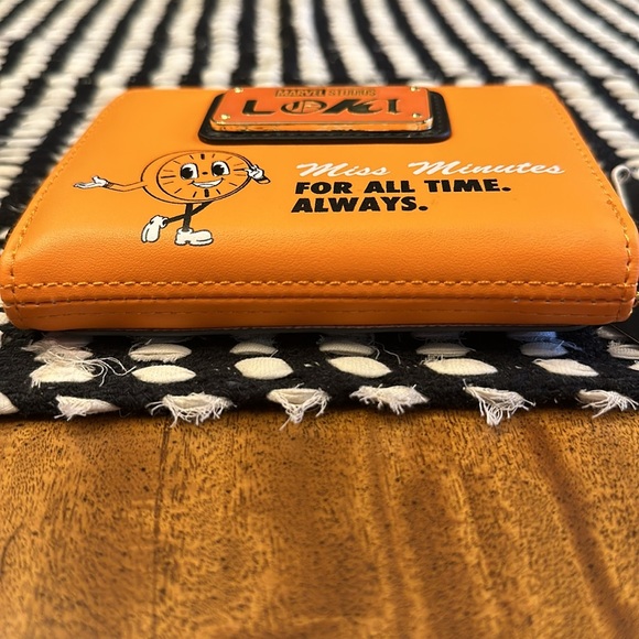 Loungefly Disney Marvel Loki TVA Miss Minutes Zip Around Wallet - Picture 8 of 16